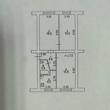 Продажа 3х ком. Кичкас Заводский рн
