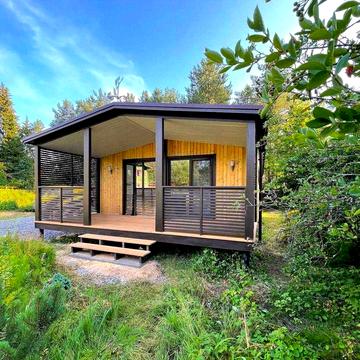 Каркасний будинок 50 м2 з терасою