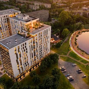 Продається видова 1-кімнатна квартира біля озера | 46,23 м² | 14 поверх | ЖК бізнес-класу ЖК Lake View