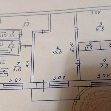 Продам 3х ком на Юбилейной