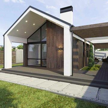 *Сучасний будинок у концепції Modern House, Великий луг.