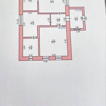 Будинок 64 м² з гаражем | 3 кімнати | Інгульський провулок | 30 000 $