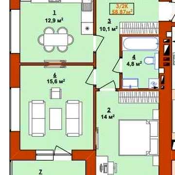 Двокімнатна квартира в новобудові ЖК "БРОВАР" ЖК BROWAR