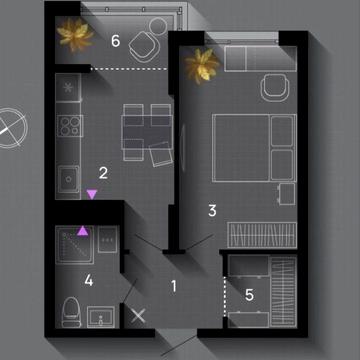 Продаж 1-кім. квартири в центрі міста ЖК Skygarden