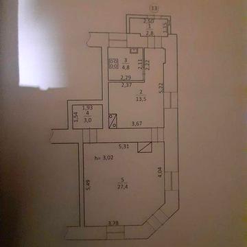 Продам свою квартиру под ремонт 900 $ за 1кв.м.