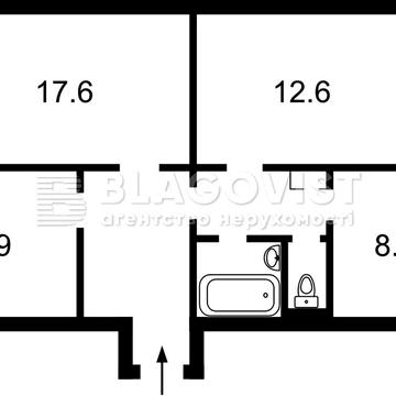 Продаж 3к квартири Гавела Вацлава  бульв (Лепсе Івана 36б безготівковий
