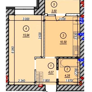 Повноцінна 1-кімнатна квартира 38 м² | ЖК «Молодість»