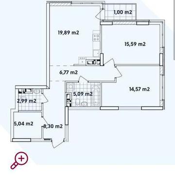 Продам 2-кімнатну квартиру ЖК Варшавський 2 ЖК Варшавський мікрорайон