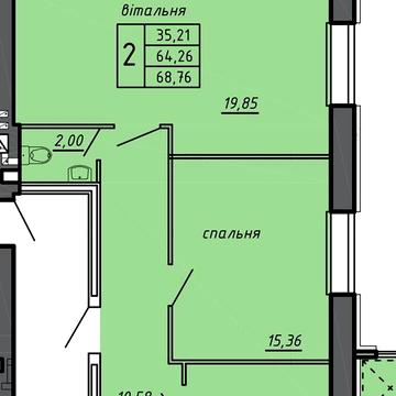 Продаж 2к Квартира 15-го Квітня вулиця