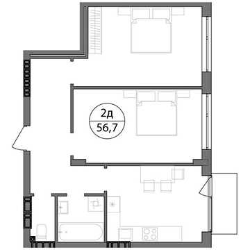Продаж 2к Квартира Широка вулиця ЖК Гринвуд-3