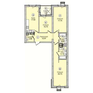 Продаж 3к Квартира Боголюбова вулиця ЖК Atmosfera Premium