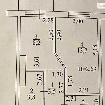 Продаж 1к Квартира Червона вулиця