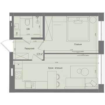 Продаж 1к Квартира Тургенєвська вулиця ЖК D25