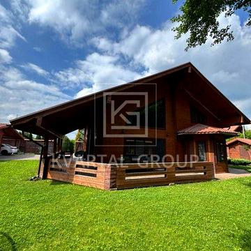 Деревяний будинок 200 м² біля Києва | Ліс, річка, 12 соток