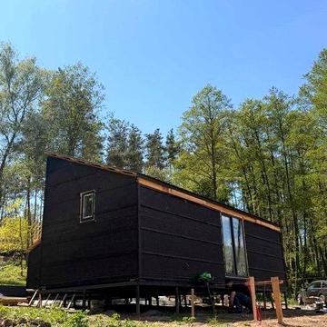 с.Романків ділянка 5 соток з модульним будинком 40м² (з виходом на канал)