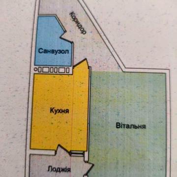 ТЕРМІНОВО! Продам однокімнатну квартиу ву. Смакули 47,2 м.2