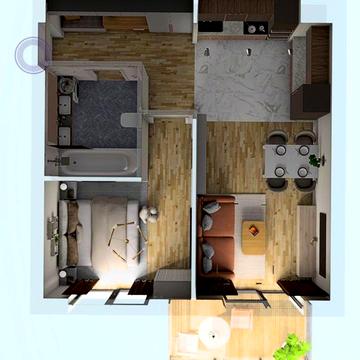 Продається простора однокімнатна квартира ЖК Простір