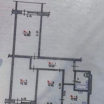Продаж 3 кімнатної квартири