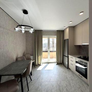 Без комісії! Державні програми - Так! 1-кімнатна квартира 41,5 м² з новим ремонтом — газове опалення, тепла підлога, техніка