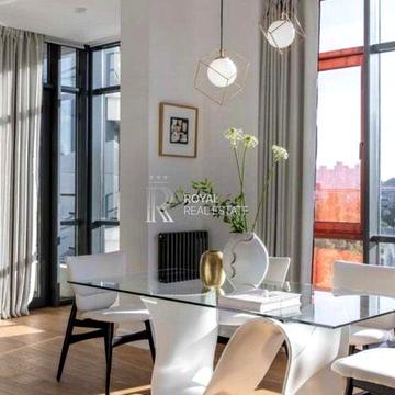 Продаж квартира Київ Печерськ ЖК RecherSKY 2 кімнати 130 м² Дизайнерський ремонт Панорамні вікна Балкони Консьєрж Паркінг ЖК RecherSKY