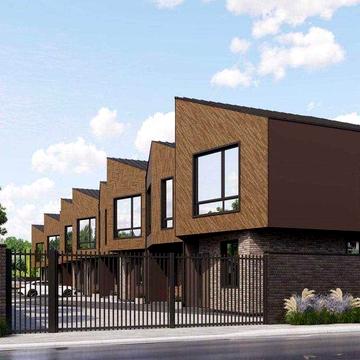 Цікавий проект таунхаусів в Бучі, газифіковані