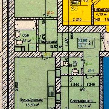 Власник. 2-кімнатна квартира з гарним плануванням ЖК У квартал