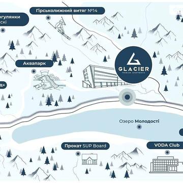 Продаж 2к Квартира Вишні урочище ЖК Glacier