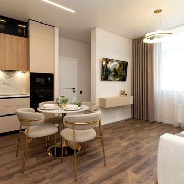 ПРОДАЖА • 2к кв с террасой • 58,5 м² • Вид на ипподром • 65 Жемчужина Кадорр Сити на Краснова • С премиальной отделкой KADORR Group ЖК 65 Перлина KADORR CITY