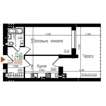 Продаж 1к Квартира Микулинецька вулиця ЖК Микулинецкий