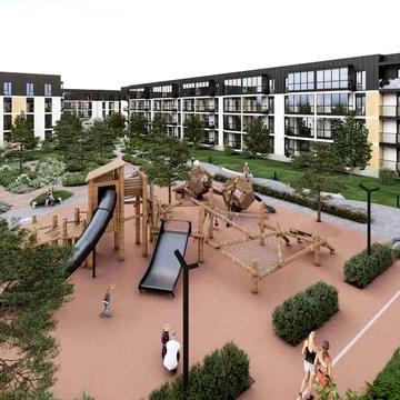 Апартаменти 32м в новому малоповерховому комплексі без % остання в двір ЖК Гармонія