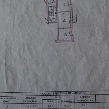 Продаж 3-х кім квартири 2/2 Заводський район