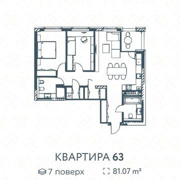 Пентхаус 87 м² | 2 спальні + кухня-вітальня | 2 санвузли + 2 комори | новобудова ЖК Central Park