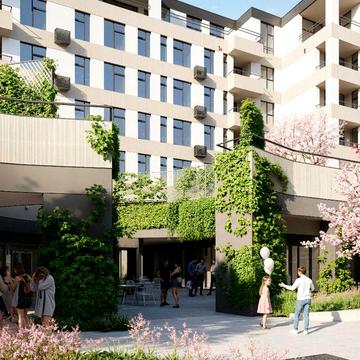 1-кімнатна квартира з терасою | Новобудова в центрі міста | 67,5 м² ЖК Central Park