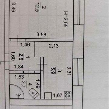 Продається затишна 1-к квартира (23.6 м²), вул. Будівельників, Конотоп ЖК Жив Масив