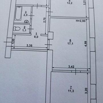 Продам 3-х кімнатну квартиру