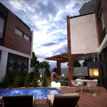 Дом в стиле Eco-Minimalism на 5 сотках! Чубаевка! Рассрочка! 1A37