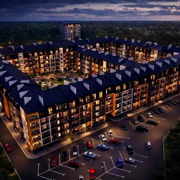 Продаж 2 кім. квартира 77 м2 ЖК Дружній Двір, с. Солонка ЖК Дружній Двір