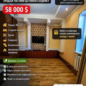 Чудова частина будинку на Заріччі біля лісу