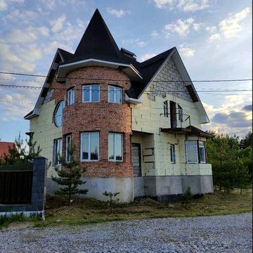 Будинок 260м, незавершене буд, 10 соток 2 поверхи, цегла піноблок,