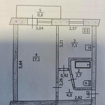 Продам однокімнатну квартиру