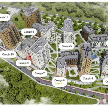 Продаж дешевше від забудовника 1кім. квартири в ЖК Viking Hills по вул. Щурата ЖК Viking hills