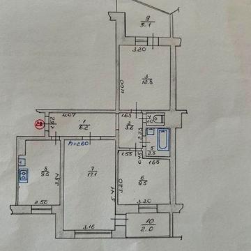 ПРОДАЖ | 3-кімнатної квартири | район ГПЗ
