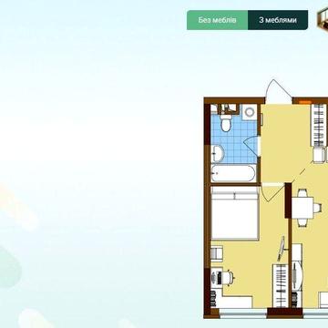 Продаж 1к квартири ЖК ВАРШАВСЬКИЙ 3