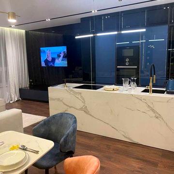 Оренда елітної  супервидової квартири 84м2 ЖК  «Podol Plaza & Residence» (ЖК Поділ Плаза). Глибочицька