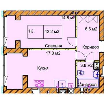 Продаж 1к Квартира Чорновола В'ячеслава вулиця ЖК Panorama de Luxe