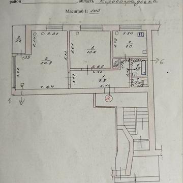2-к квартира 56 м² в Центрі
