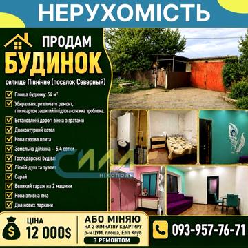 Продам дом Никополь пос. Северный