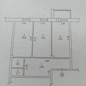 Продається 2- кімнатна квартира   ( вул Металістів)