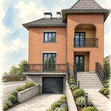 Продаж 3 поверхового будинку з верандою і ділянкою на 14 соток,830кв.м.9 кімнат,вул.Гоголя 121
