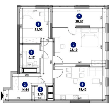 Продаж 2 кімнатної квартири в ЖК Nordica / Нордика / печерськ / 85.7м2 / Липки ЖК Nordica Residence